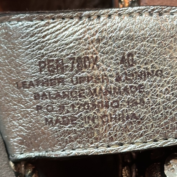 ALGERIA Pen-780-X Black and Silver Sandal Sz 40 (9.5-10) - Picture 8 of 13